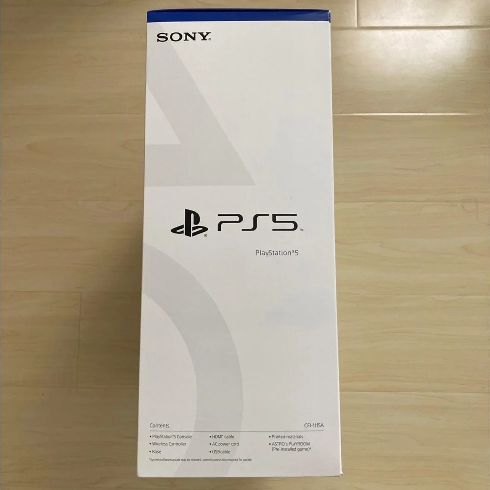 Sony PS5 Console with DualSense Controller - White & Black